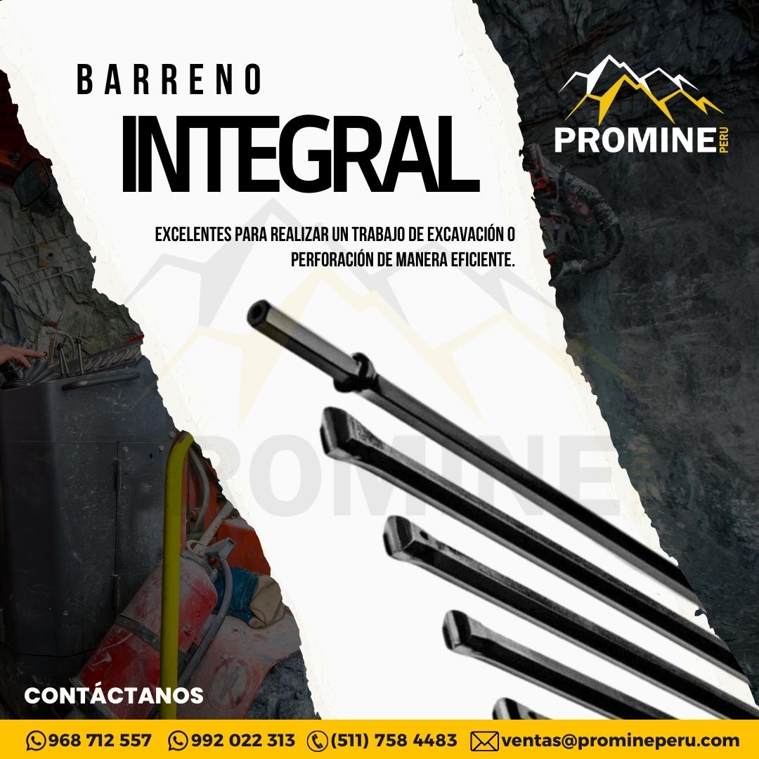 BARRENO INTEGRAL PARA VOLADURAS PROMINE PERÚ